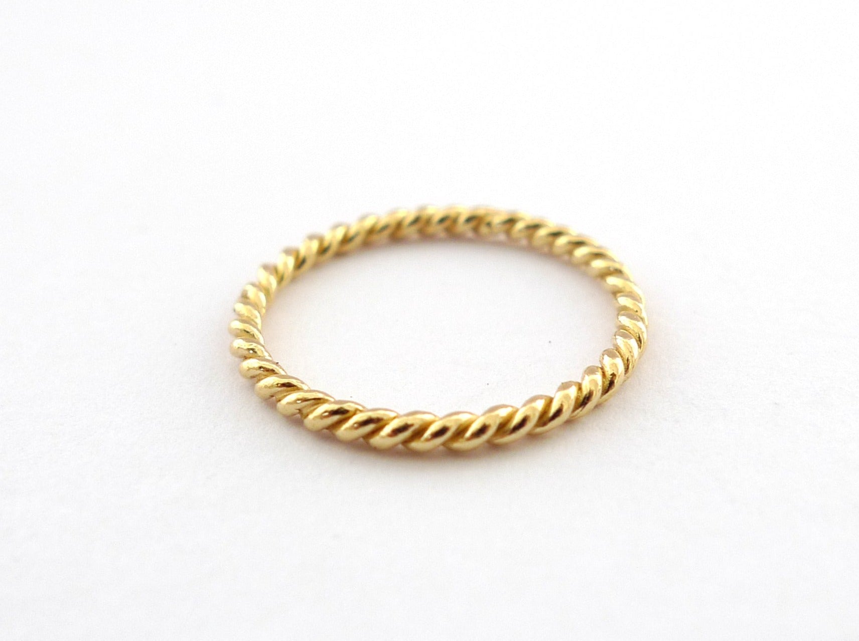 2 MM Braided Ring, 14K / 18K Yellow Gold, Rope Wedding Ring, Plaited Ring, Braided  Wedding Band, Stack Rope Ring, Twisted Gold Ring -  Canada