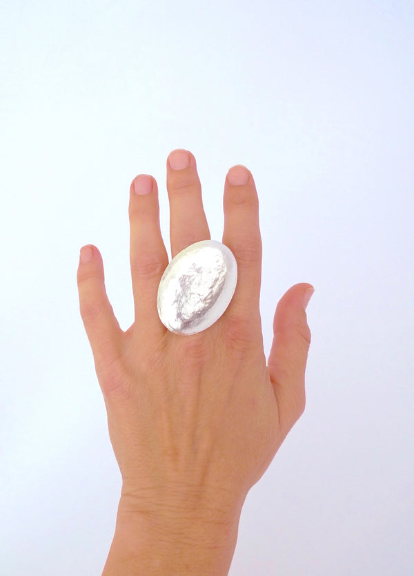 Moon Egg Ring