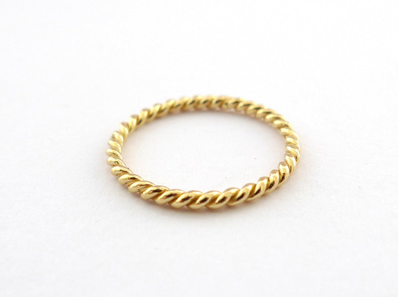 18k gold Braided Ring