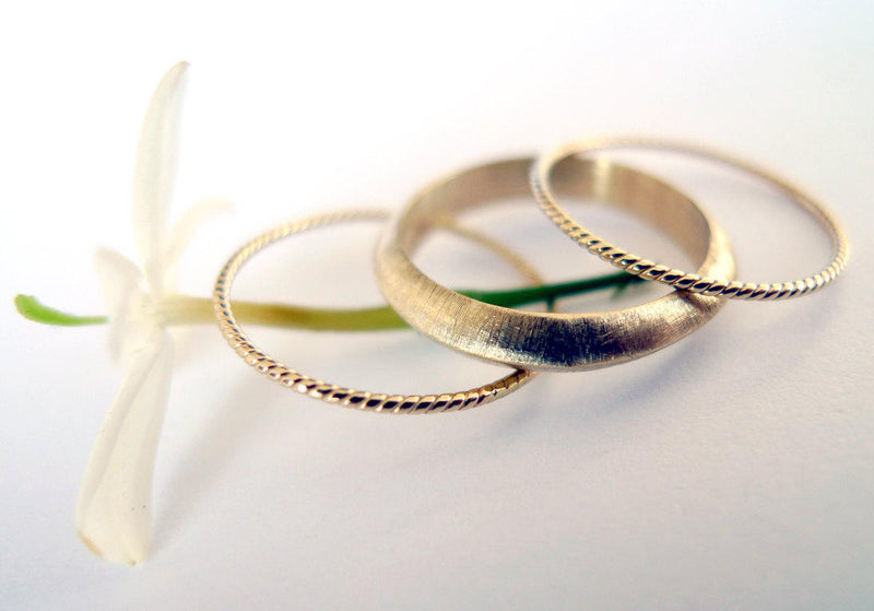 Ultra Thin Rope Ring